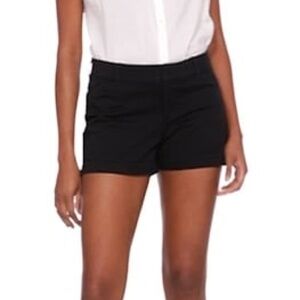 Old Navy Black Pixie Chino Shorts For Women - 3.5 inch inseam Size 4